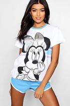 Boohoo Mouse Glitter Short Set