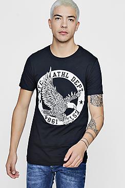 Boohoo Eagle Print T-shirt