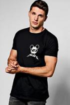 Boohoo Disney Mickey World Tour Print T-shirt