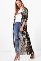 Boohoo Sophie Maxi Floral Kimono