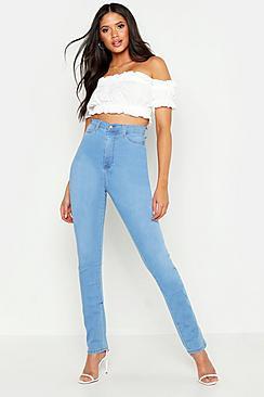 Boohoo Tall High Waisted Power Stretch Skinny Jeans