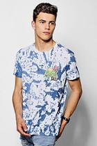 Boohoo Tie Dye Palmz Print T-shirt