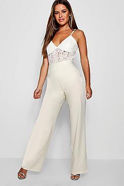Boohoo Petite Straight Leg Woven High Waisted Trouser