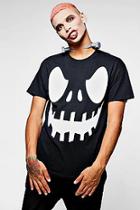 Boohoo Halloween  Scary Face T-shirt