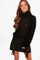 Boohoo Pettie Rianne Cable Knit Jumper