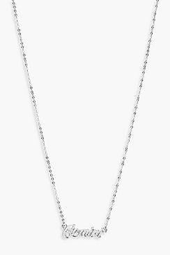 Boohoo Gemma Gemini Star Sign Necklace
