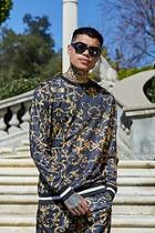 Boohoo French Montana Baroque Sweater Co-ord