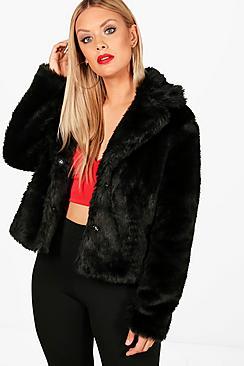 Boohoo Plus Nadia Faux Fur Coat