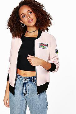 Boohoo Julia Badge Ma1 Bomber