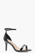 Boohoo Orla Wide Fit Patent Two Part Heels