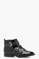 Boohoo Lola Pin Stud Strap Ankle Boots