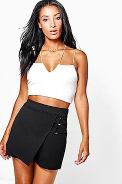 Boohoo D Ring Detail Skort