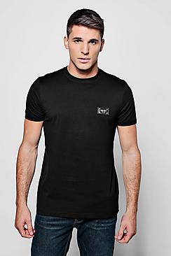 Boohoo Man Badge T-shirt
