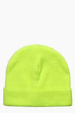 Boohoo Neon Boyfriend Beanie