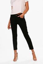 Boohoo Nancy Mid Rise Cigarette Jeans