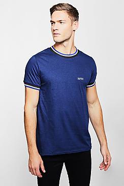 Boohoo Original Man T-shirt With Sports Rib