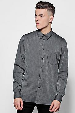 Boohoo Long Sleeve Striped Shirt