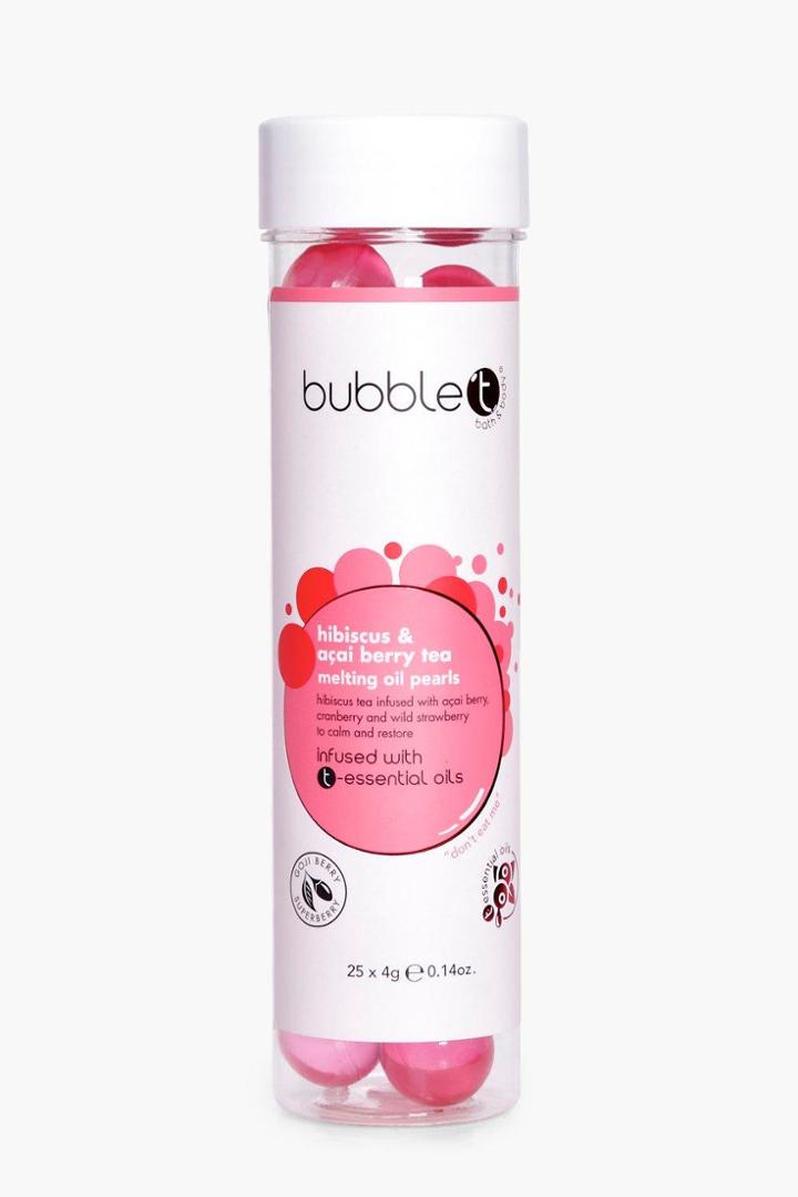 Boohoo Hibiscus Bath Pearls Red