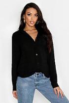 Boohoo Sheer Check Linen Feel Shirt