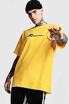Boohoo Oversized Man Paint Printed T-shirt