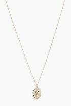 Boohoo Jodie Sovereign Pendant Skinny Necklace