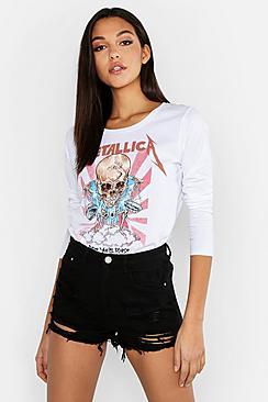 Boohoo Tall Distressed Hem Denim Shorts