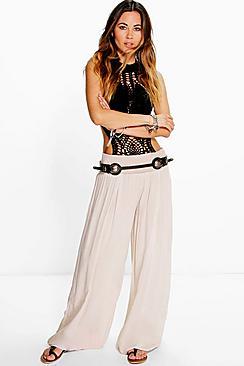 Boohoo Elenor Wide Leg Trousers