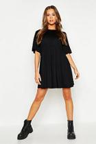 Boohoo Frill Sleeve Smock Dress