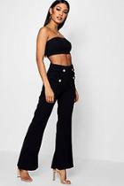 Boohoo Gabby Button Detail Trouser