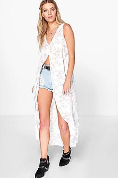 Boohoo Lydia Sleeveless Kimono