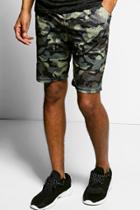 Boohoo Camo Print Mesh Shorts Black