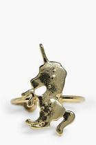 Boohoo Ellie Unicorn Adjustable Ring