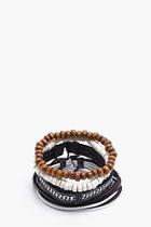 Boohoo Aztec Woven Stack Bracelet