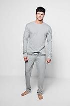 Boohoo Man Crew Neck Sweater And Lounge Pants