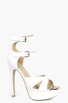 Boohoo Sofia Cross Strap Platform Heel