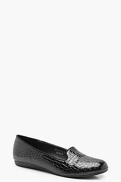 Boohoo Croc Slipper Ballets