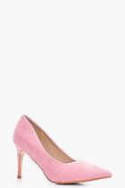 Boohoo Anna Wide Fit Pointed Low Heel Court