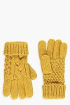 Boohoo Knitted Cable Glove