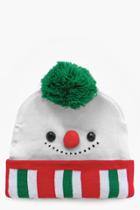 Boohoo Darcey Christmas Snowman Beanie Hat Multi