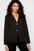 Boohoo Collared Button Up Blouse