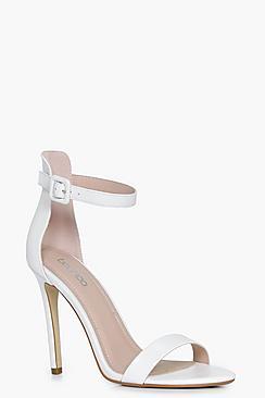 Boohoo Jasmine Pu 2 Part Heel