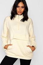 Boohoo Zip Pull Sweater