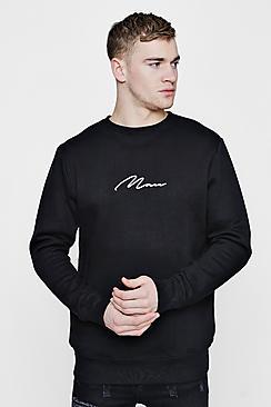 Boohoo Man Signature Embroidered Sweater