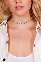 Boohoo Jessica Diamante Edge Aztec Choker