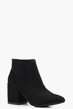 Boohoo Louise Block Heel Ankle Boots