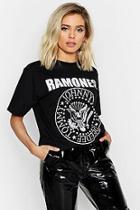 Boohoo The Ramones Licence T-shirt