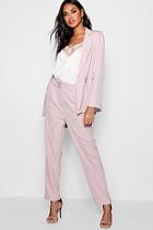 Boohoo Izzie Stripe Tailored Suit Trouser