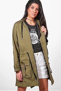 Boohoo Livia Oversized Utility Jacket