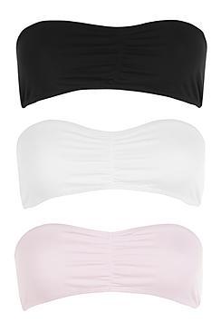 Boohoo Lila 3 Pack Bandeau