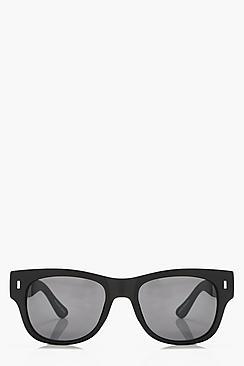 Boohoo Lucy Black Frame Square Sunglasses